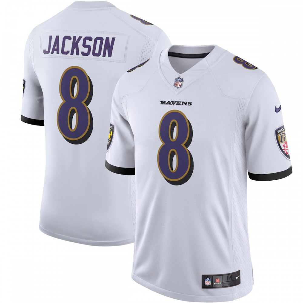 Lamar Jackson Baltimore Ravens Nike Vapor Limited Jersey - White-Profan Arena